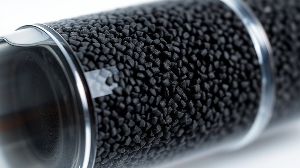 activated carbon adsorbs contaminants