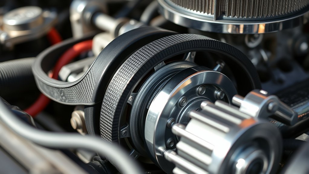 adjustable low vibration belt pump