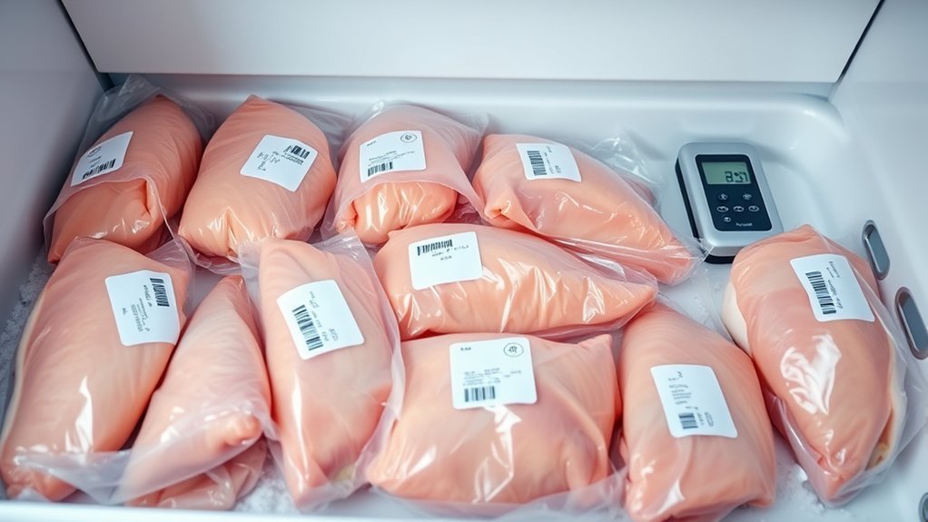 airtight labeled long term freezing