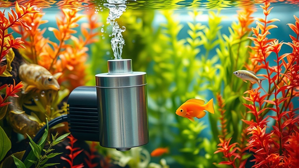 are fountain pumps safe for aquariums