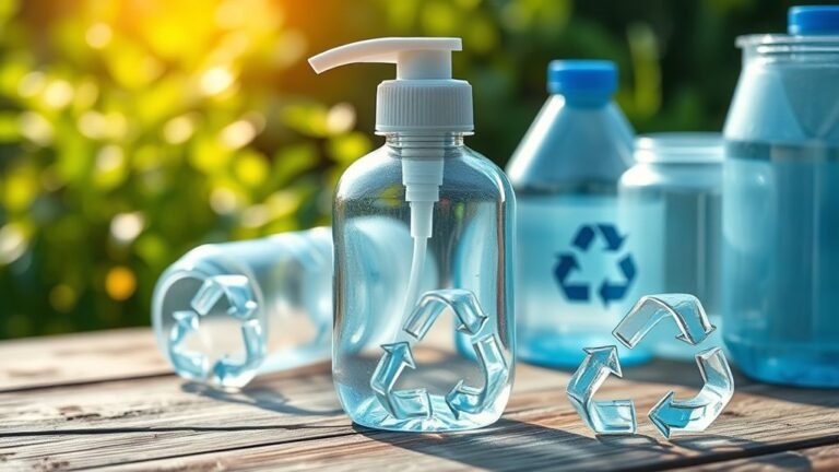 are pump water bottles recyclable