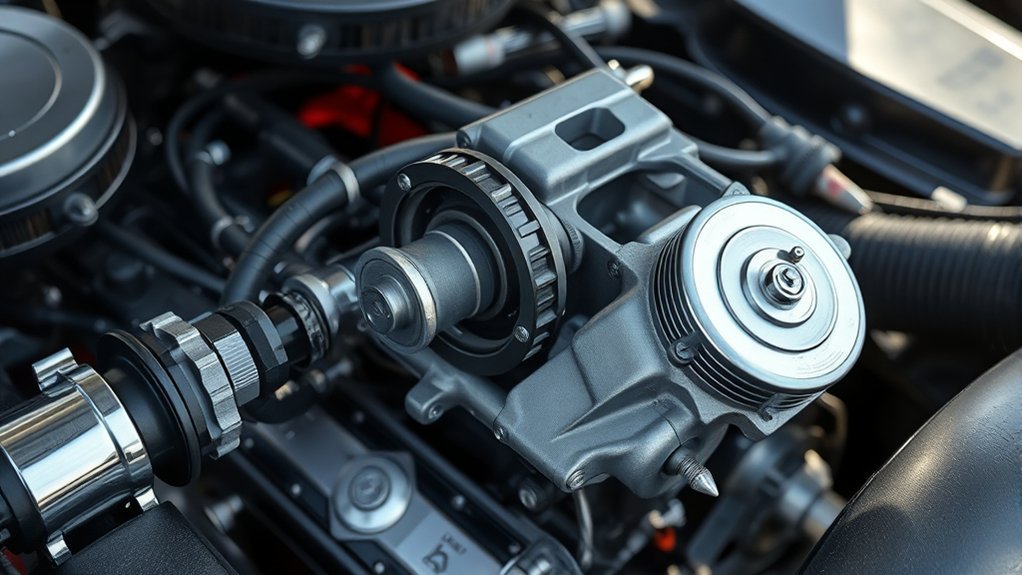are water pumps engine located