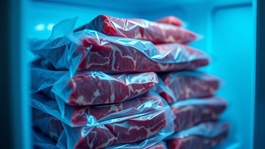 beef shelf life in freezer