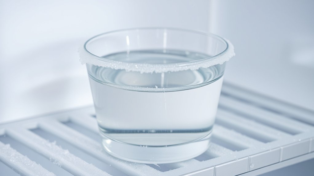 can you put glass in freezer