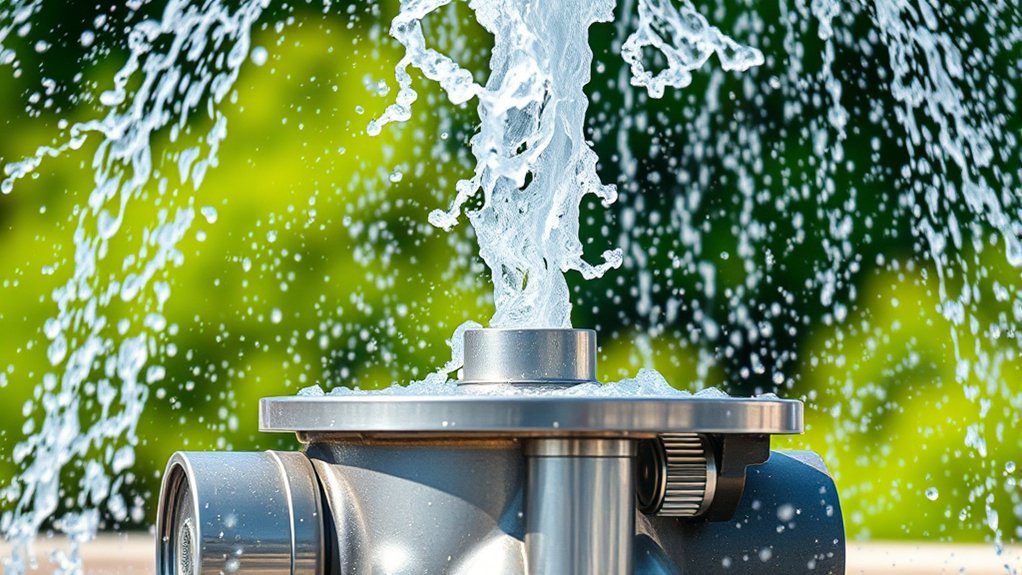 centrifugal pumps energize water flow