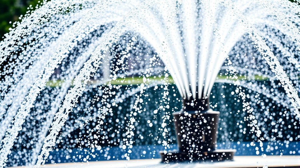centrifugal pumps ensure efficient steady fountain flow