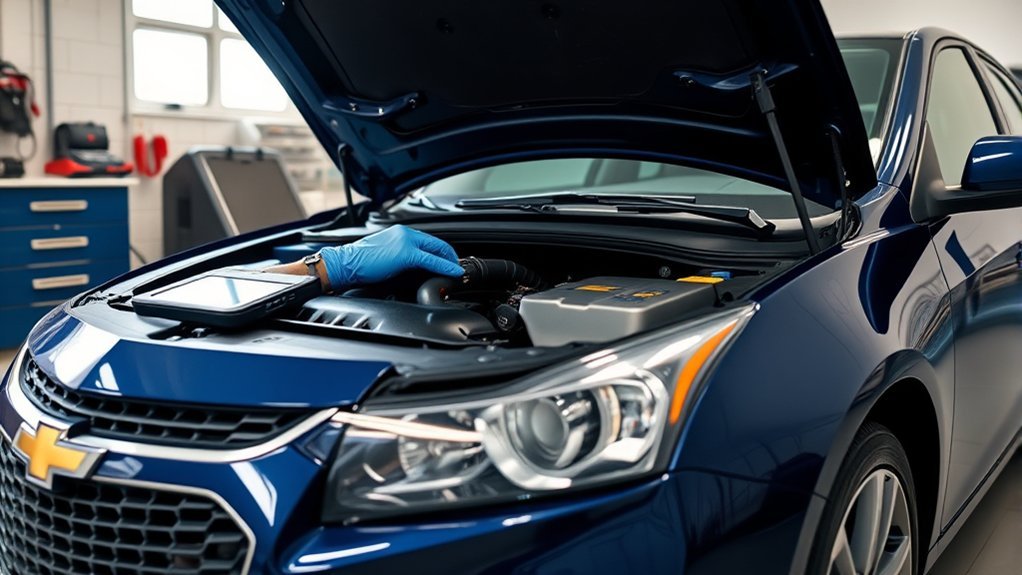chevy cruze water pump recall steps