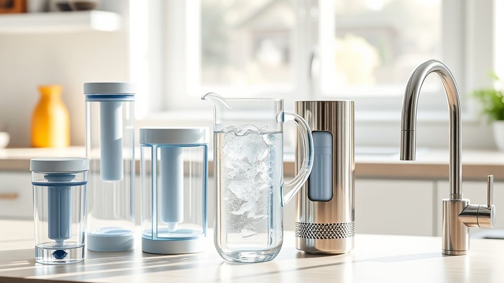 common water filter types and setups