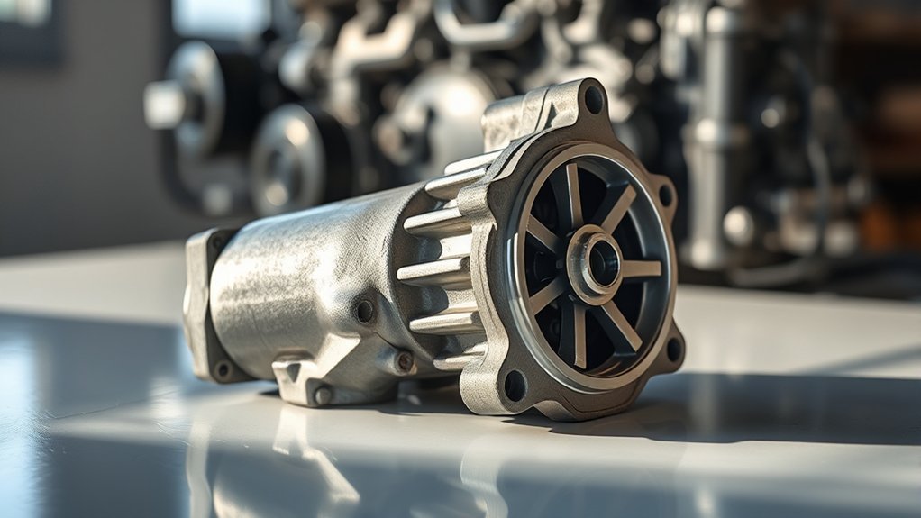 crank driven coolant circulation system