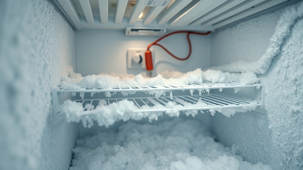 defrost system causes freezing failure