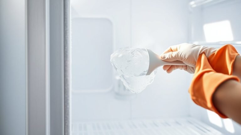 defrosting a freezer safely steps