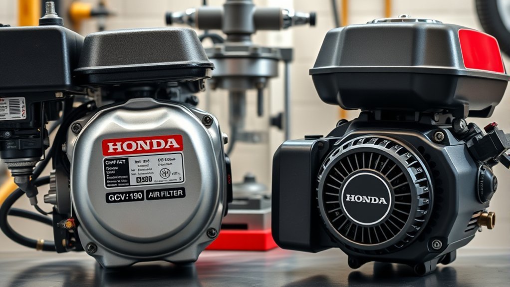 engine dimensions shaft mounting compatibility