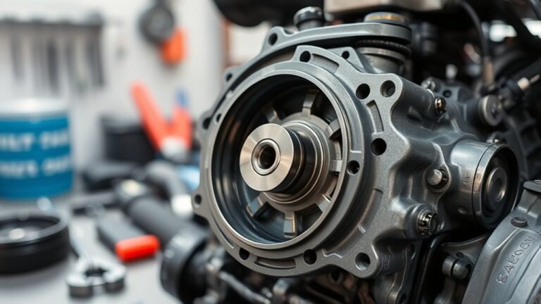 ford taurus water pump location