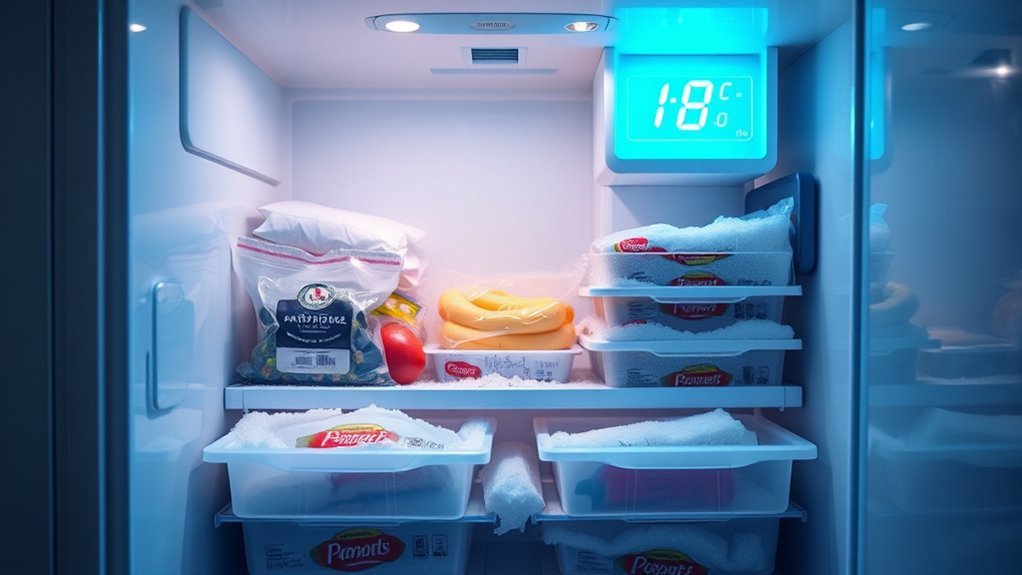 freezer at 0 f monitor
