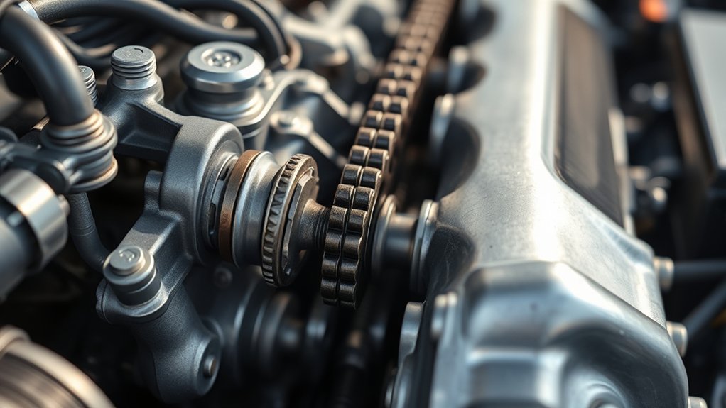 front engine belt driven water pump location
