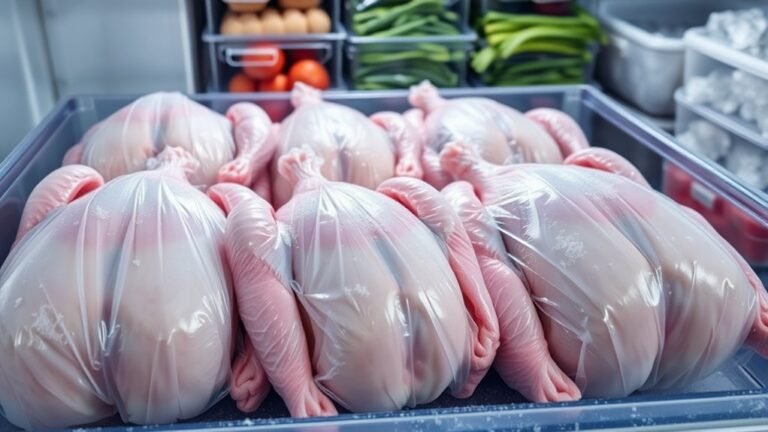 frozen chicken storage duration details