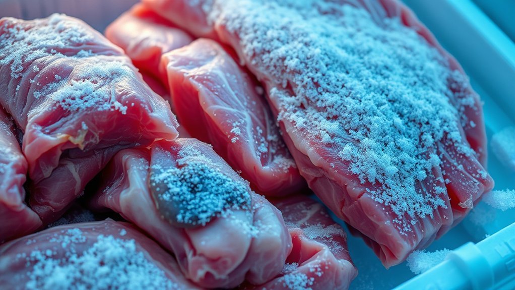 frozen meat spoilage indicators texture color odor