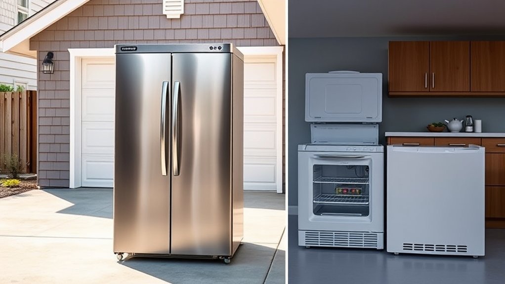 garage ready freezers endure fluctuating conditions