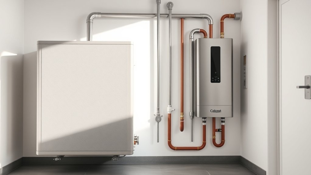 heat pump efficiency vs tankless usage