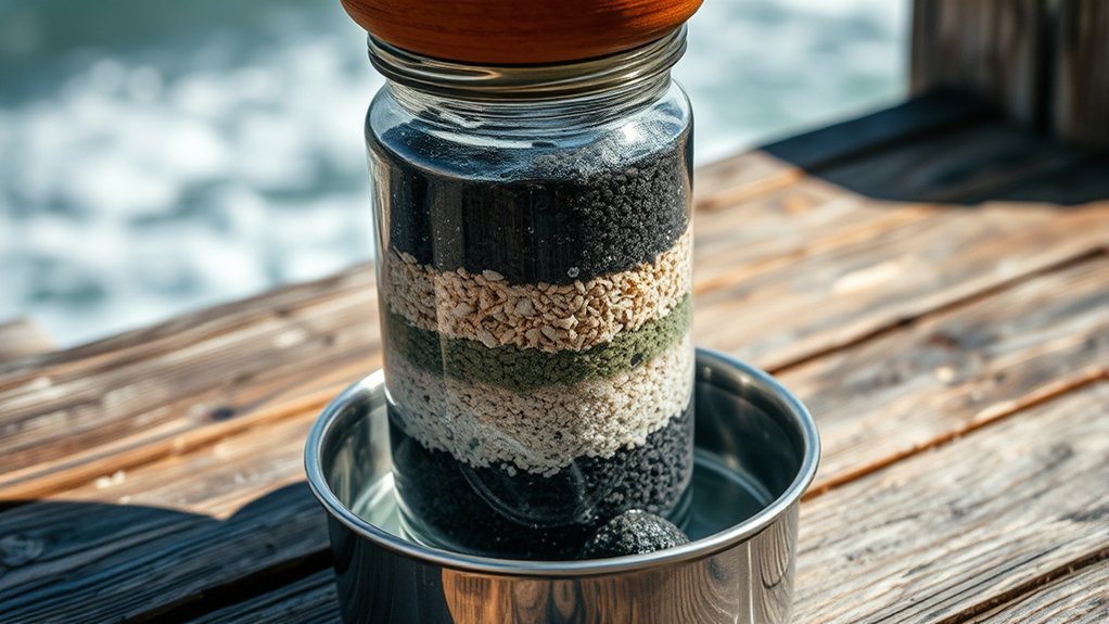 how to filter sea water