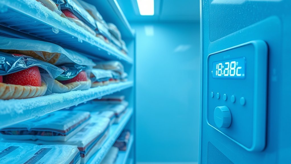 ideal freezer at 0 f 18 c consistently