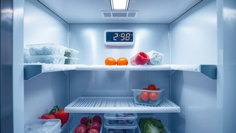 ideal freezer temperature 0 f