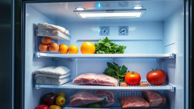 ideal freezer temperature 18 c