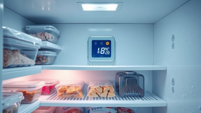 ideal freezer temperature 18 c