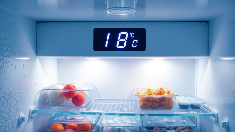 ideal freezer temperature is 18 c