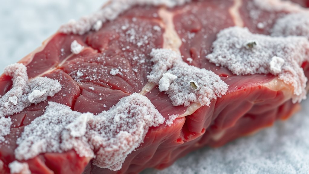 moisture loss causes freezer burn