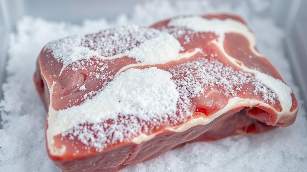 moisture loss causes freezer burn