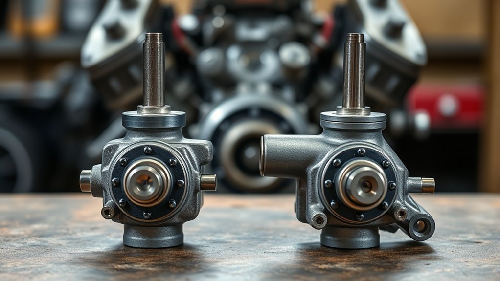 mustang water pump length matters