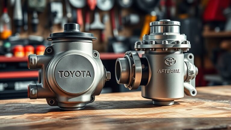 oem toyota water pumps vs napa quality comparison