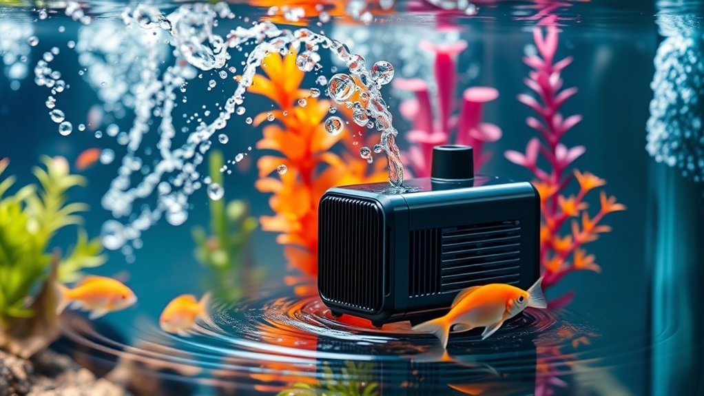 optimal fountain pump water circulation