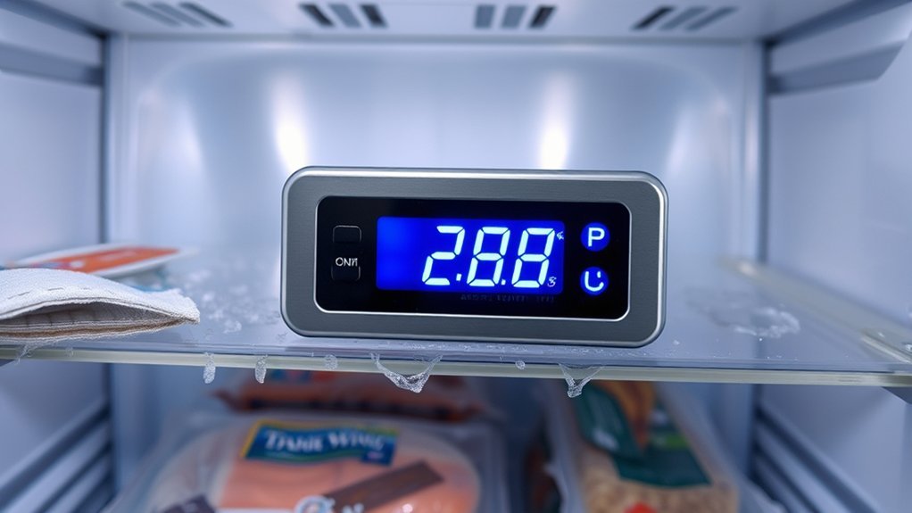 optimal freezer temperature 0 5 f