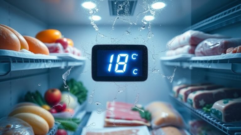 optimal freezer temperature is 18 c