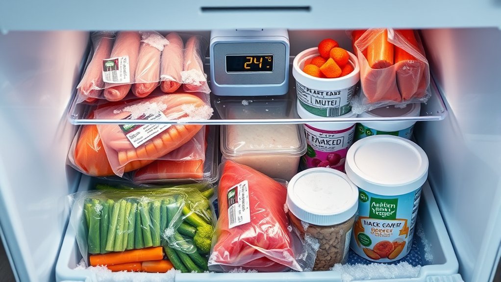 optimal freezer temperature preserves quality