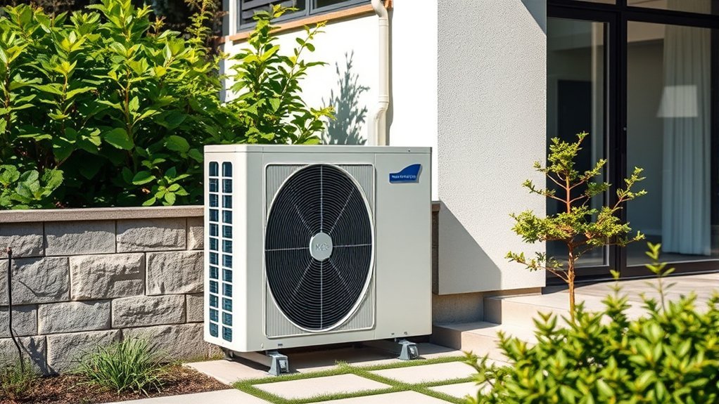 optimal outdoor heat pump placement to minimize noise
