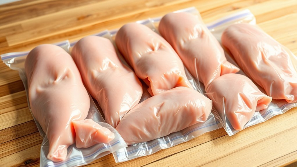 portion seal label freeze