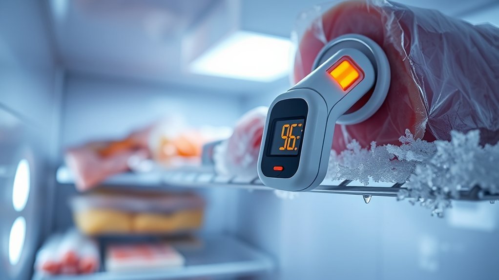 precise freezer temperature monitoring