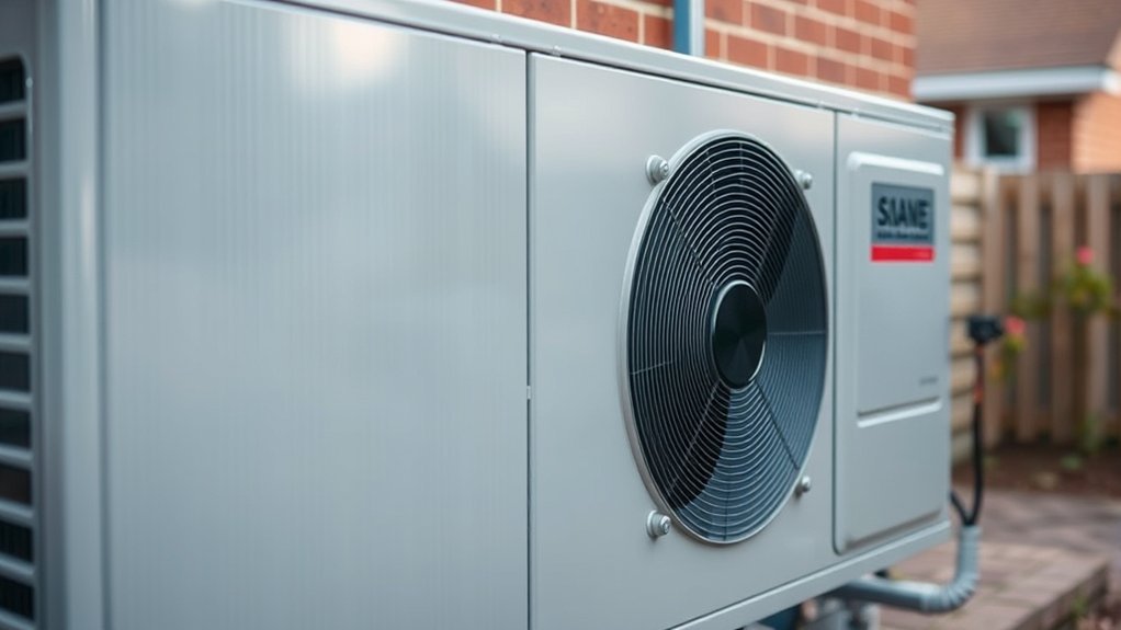 quiet outdoor insulated heat pump hum
