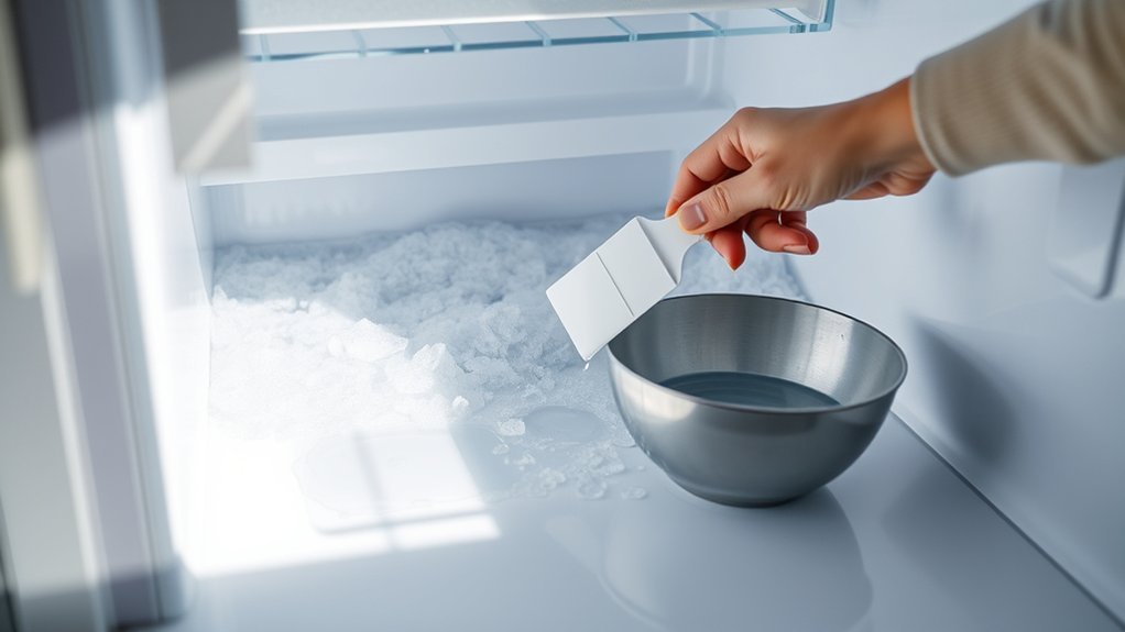 regular defrosting preserves even temperatures