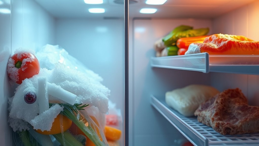 risks of improper freezer temperature