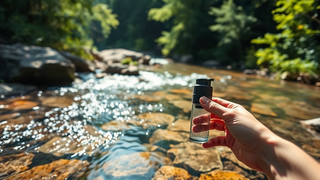 safe flowing water sources only