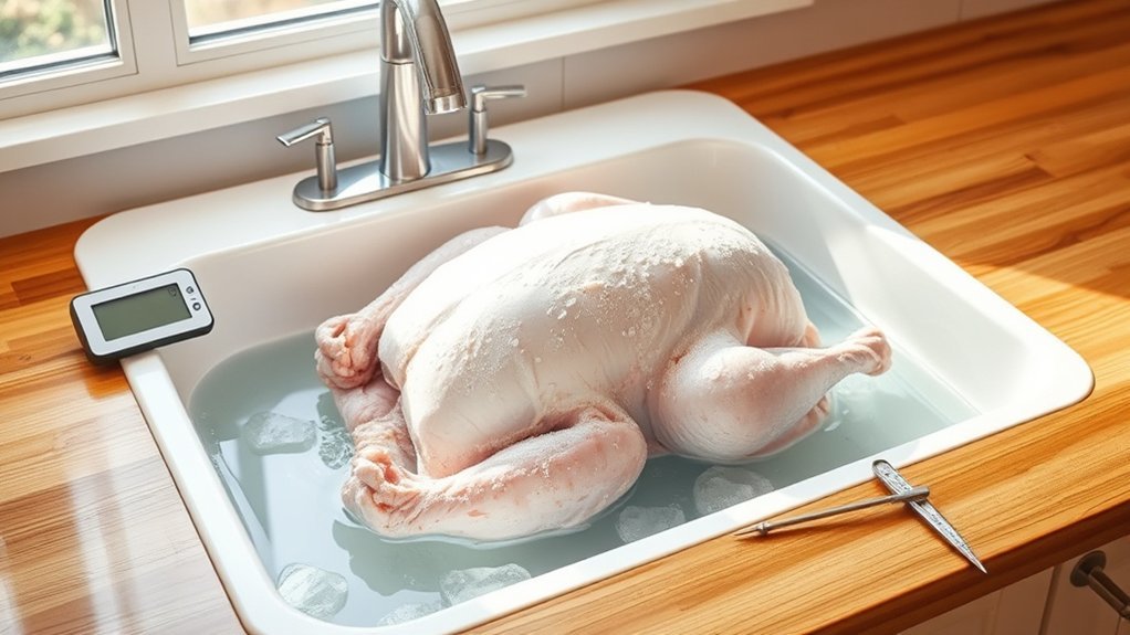 safe turkey thawing methods and temps