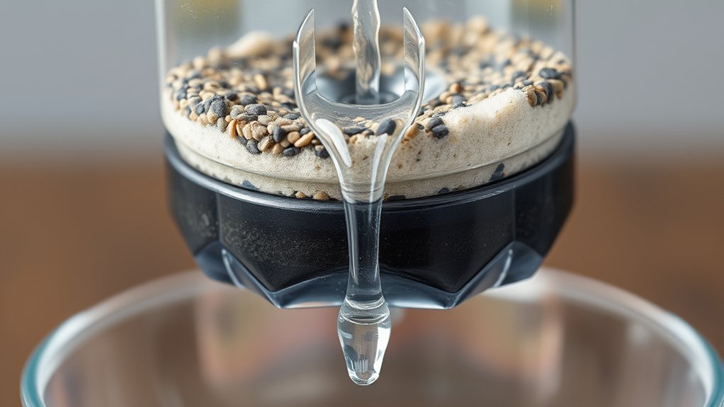 sediment removal charcoal adsorption limits