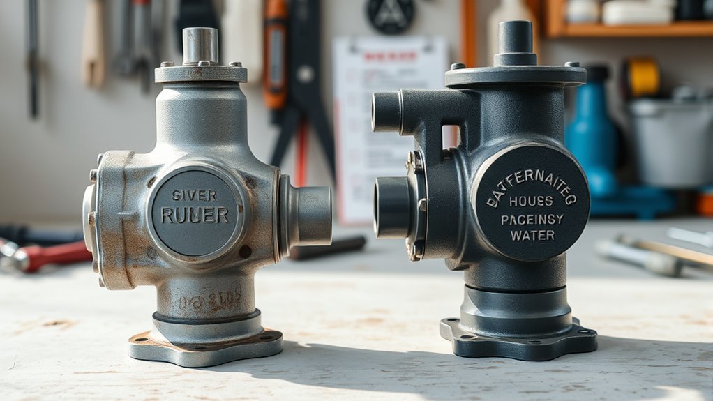 spotting fake water pump authenticity verification