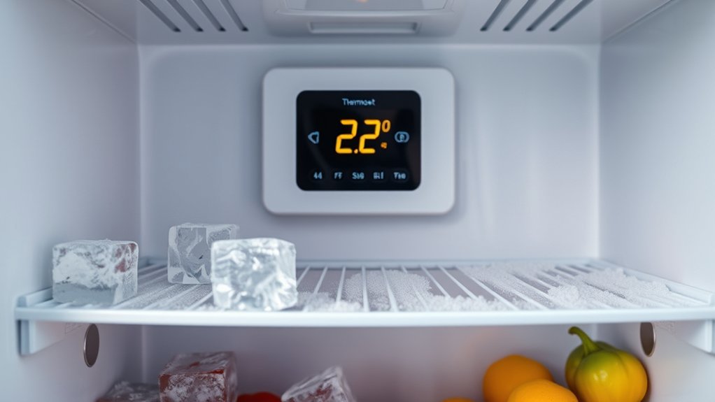 thermistor fault impedes freezer freezing