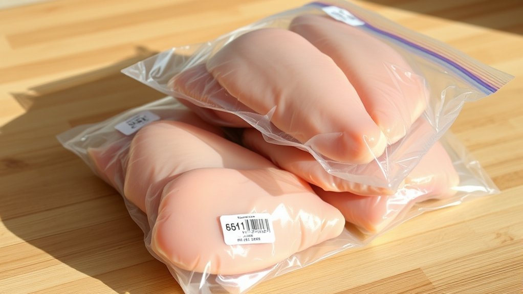vacuum seal double wrap label